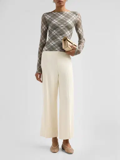 Ronny Kobo Women's Flume Plaid Long-Sleeve Top - Stevie Plaid - Size XL | Thumbnail 2