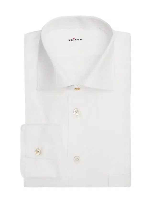Men's Cotton Classic-Fit Dress Shirt - White
