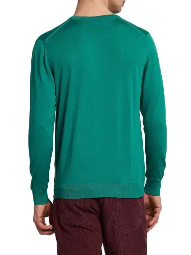 Kiton Men's Wool Crewneck Sweater | Thumbnail 5