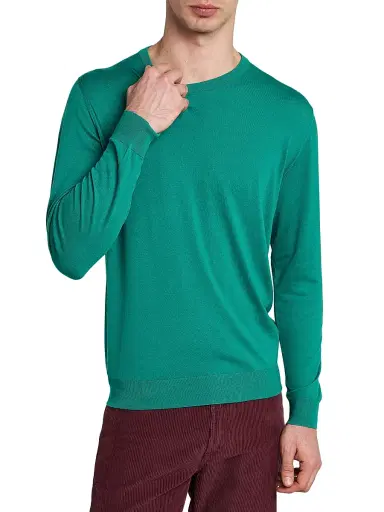 Kiton Men's Wool Crewneck Sweater | Thumbnail 6