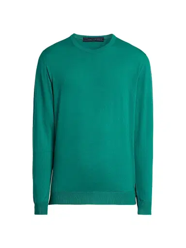 Kiton Men's Wool Crewneck Sweater | Thumbnail 1