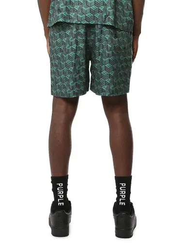 Purple Brand Men's Resort Monogram Elasticized Shorts | Thumbnail 2