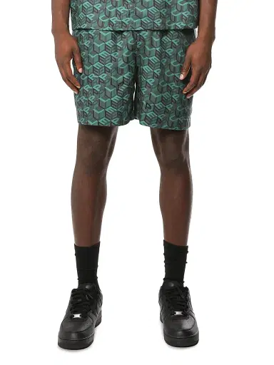 Purple Brand Men's Resort Monogram Elasticized Shorts | Thumbnail 1