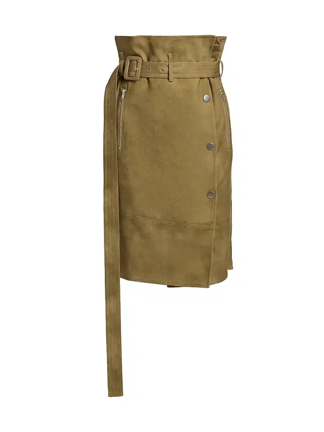 Co Women's Raf Flying tton-Blend Skirt - Khaki
