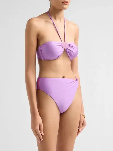 PatBo Women's Aurora High-Waisted Bikini Bottom - Lilac - Size XS | Thumbnail 4 PatBo Women's Aurora High-Waisted Bikini Bottom - Lilac - Size XS | Thumbnail 4