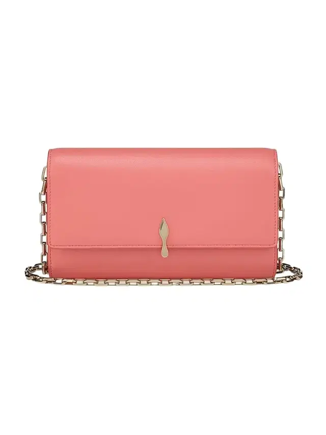 Christian Louboutin Women's Bettina Leather Crossbody Bag - Grapefruit