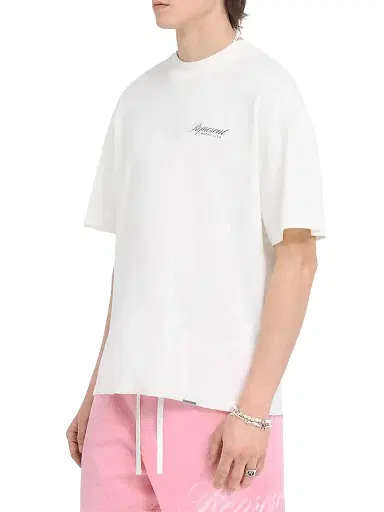 Represent Men's Represent Owners Club Script T-Shirt - Flat White | Thumbnail 5