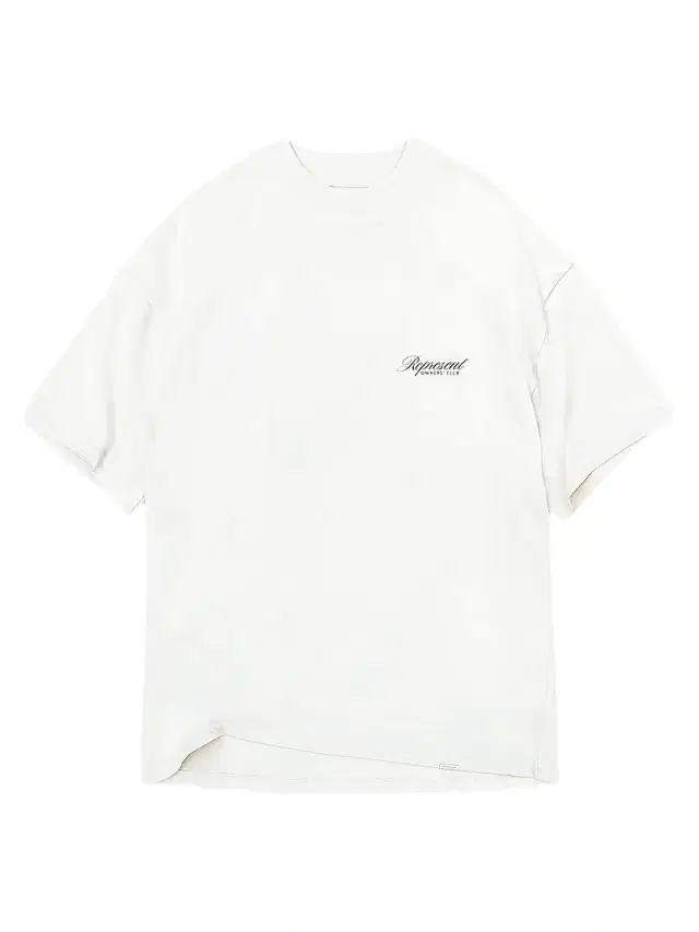 Men's  Owners Club Script T-Shirt - Flat White