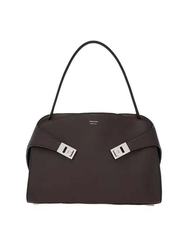 FERRAGAMO Women's Hug  Leather Top Handle Bag - Testa Di Moro