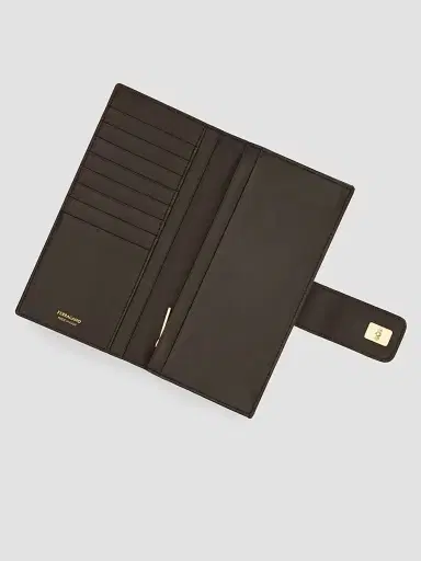 Ferragamo Women's Gancini Leather Continental Wallet - New Cognac | Thumbnail 4