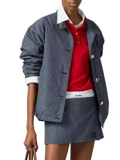 Miu Miu Women's Wool Knit Polo Shirt | Thumbnail 2 Miu Miu Women's Wool Knit Polo Shirt | Thumbnail 2
