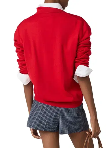 Miu Miu Women's Wool Knit Polo Shirt | Thumbnail 3 Miu Miu Women's Wool Knit Polo Shirt | Thumbnail 3