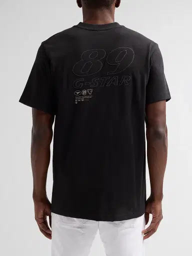 G-Star Men's Logo-Appliqué Cotton Regular-Fit T-Shirt - Dark Black - Size XXL | Thumbnail 3 G-Star Men's Logo-Appliqué Cotton Regular-Fit T-Shirt - Dark Black - Size XXL | Thumbnail 3