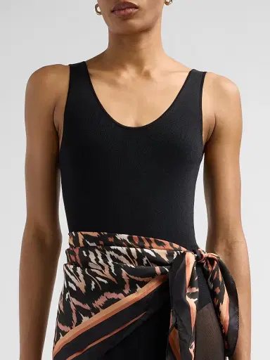 Zimmermann Women's Aster Silk Scarf Maxi Dress - Black Print | Thumbnail 5 Zimmermann Women's Aster Silk Scarf Maxi Dress - Black Print | Thumbnail 5