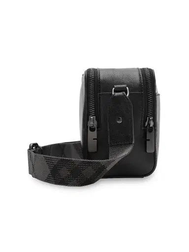 Burberry Men's Pop Check Mini Case Crossbody Bag | Thumbnail 2 Burberry Men's Pop Check Mini Case Crossbody Bag | Thumbnail 2