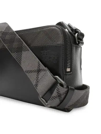 Burberry Men's Pop Check Mini Case Crossbody Bag | Thumbnail 4 Burberry Men's Pop Check Mini Case Crossbody Bag | Thumbnail 4