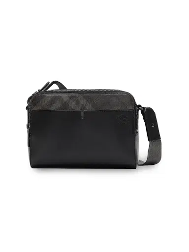 Burberry Men's Pop Check Mini Case Crossbody Bag | Thumbnail 1 Burberry Men's Pop Check Mini Case Crossbody Bag | Thumbnail 1