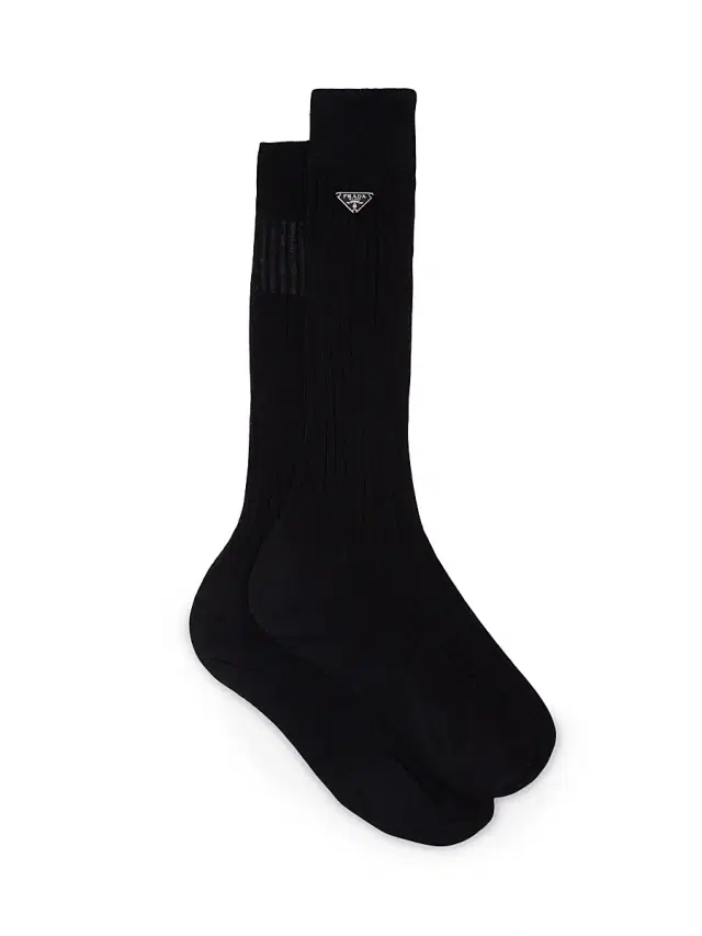 Prada Women's Cotton Socks - Black