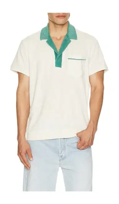 Marine Layer Emilio Vintage Terry Polo Shirt | Thumbnail 1