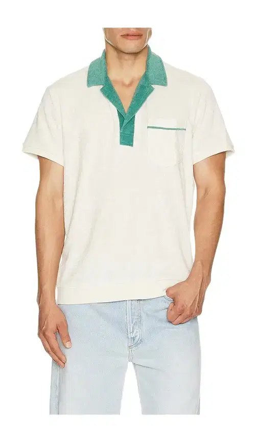 Marine Layer Emilio Vintage Terry Polo Shirt