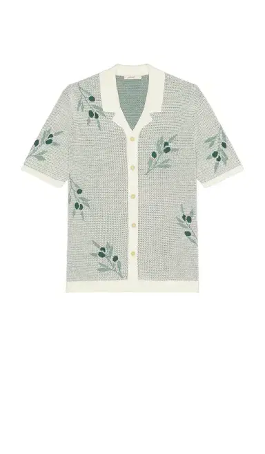 Marine Layer Olivo Resort Knitted Shirt | Thumbnail 4