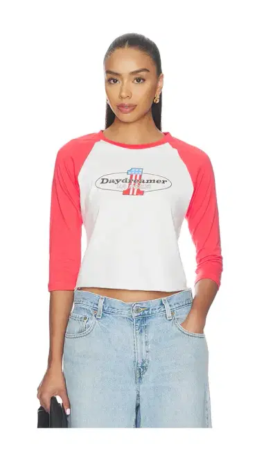 DAYDREAMER Number One Raglan Tee | Thumbnail 1 DAYDREAMER Number One Raglan Tee | Thumbnail 1