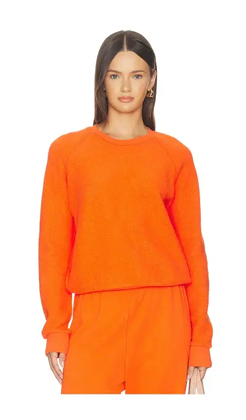 perfectwhitetee Ziggy Fleece Inside Out Shrunken Sweater