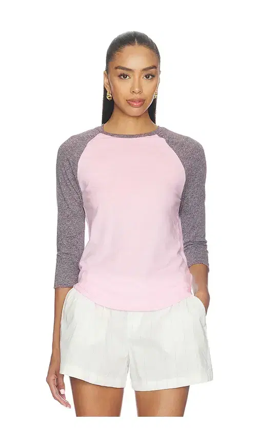 Michael Lauren x REVOLVE Katya Raglan 3/4 Sleeve Tee