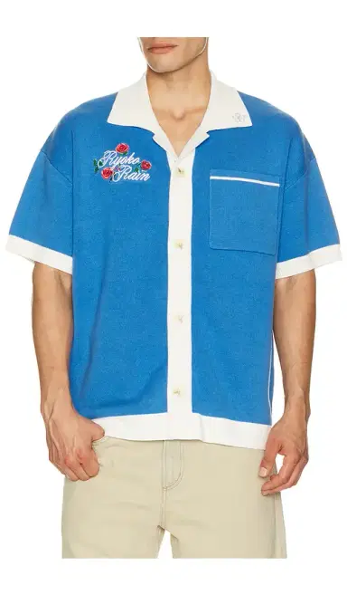 Ryoko Rain Dear Ryoko Knitted Button Up Shirt | Thumbnail 1