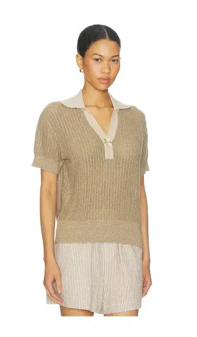 Varley Perrine Knit Polo Top | Thumbnail 2 Varley Perrine Knit Polo Top | Thumbnail 2