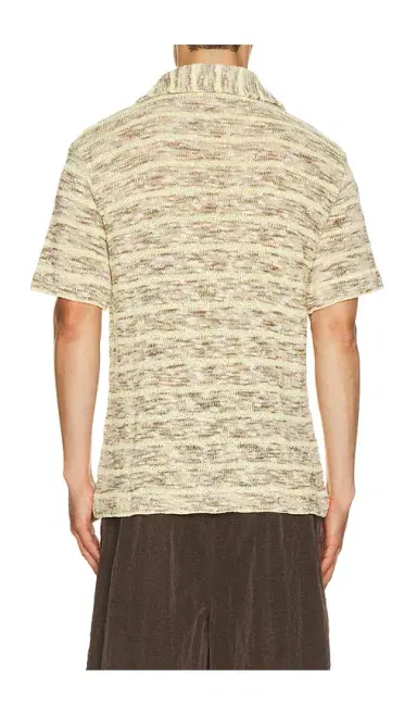Krost Multi-Color Striped Knit Polo | Thumbnail 2