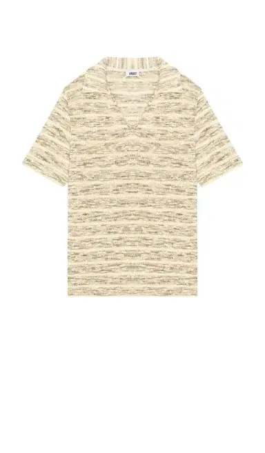 Krost Multi-Color Striped Knit Polo | Thumbnail 4