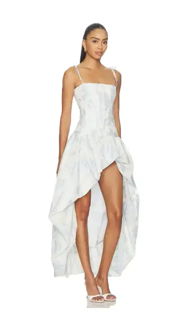 Amanda Uprichard Ophelia Maxi Dress | Thumbnail 3