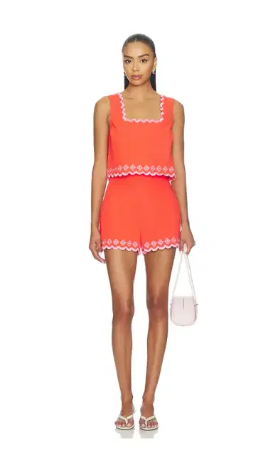 MINKPINK Amaya Embroidered Shorts | Thumbnail 5