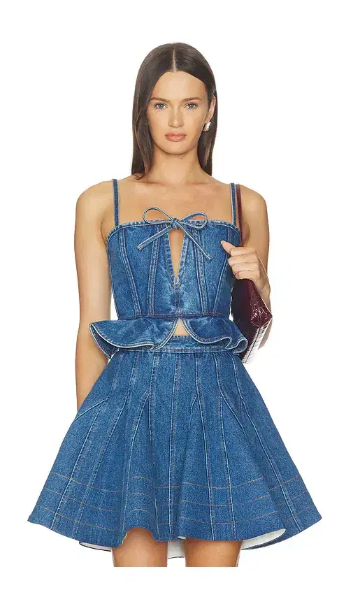 AKNVAS Carmi Denim Top