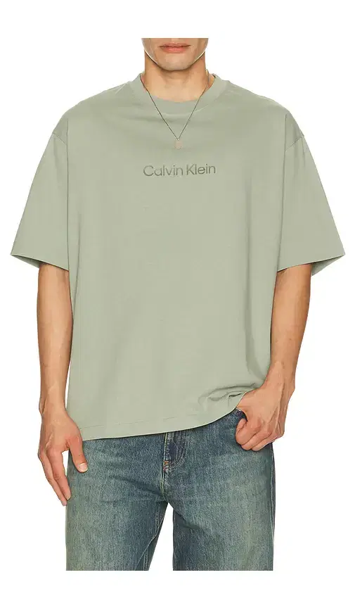 Relaxed Standard Logo Crew Neck Tee