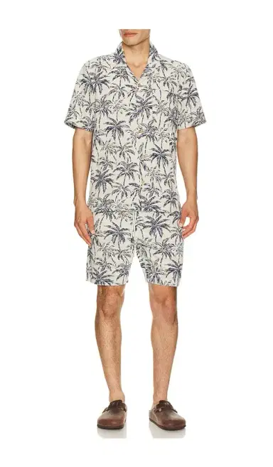 Faherty Short Sleeve Cabana Towel Terry Shirt | Thumbnail 3 Faherty Short Sleeve Cabana Towel Terry Shirt | Thumbnail 3