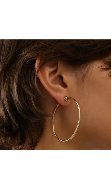 Jenny Bird Medium Icon Hoops | Thumbnail 2