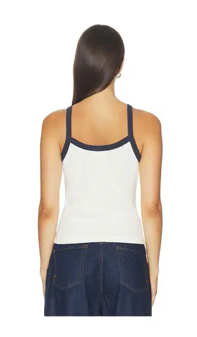 perfectwhitetee Cherry Cotton Ringer Tank | Thumbnail 3 perfectwhitetee Cherry Cotton Ringer Tank | Thumbnail 3