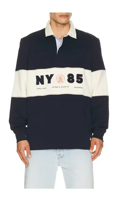 Tommy Jeans Relaxed Panel Rugby | Thumbnail 1