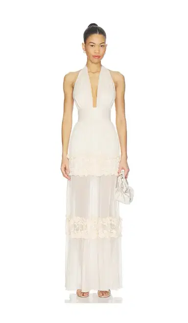 MORE TO COME x Emma Rose Solara Halter Gown | Thumbnail 1
