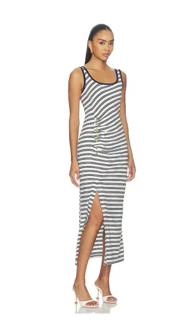 Simkhai Becker Cotton Jersey Midi Dress | Thumbnail 2 Simkhai Becker Cotton Jersey Midi Dress | Thumbnail 2