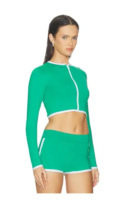 POST SWIM Melanie Contrast Rashguard | Thumbnail 2 POST SWIM Melanie Contrast Rashguard | Thumbnail 2