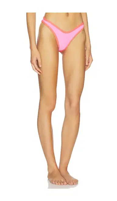 POST SWIM Ashley Contrast Bikini Bottom | Thumbnail 2