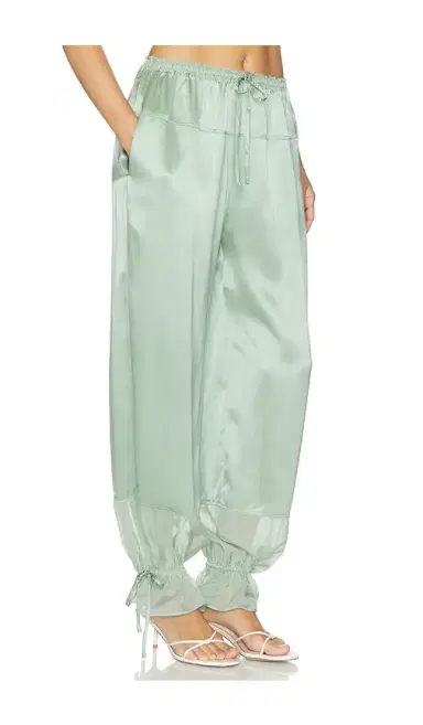 Ulla Johnson Camile Silk Cinched Pant | Thumbnail 2