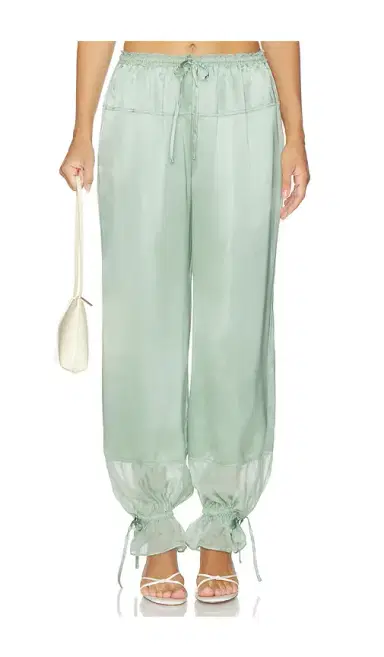 Ulla Johnson Camile Silk Cinched Pant | Thumbnail 1