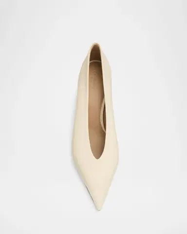 Le Monde Béryl 50mm Babouche Leather Kitten-Heel Pumps | Thumbnail 5