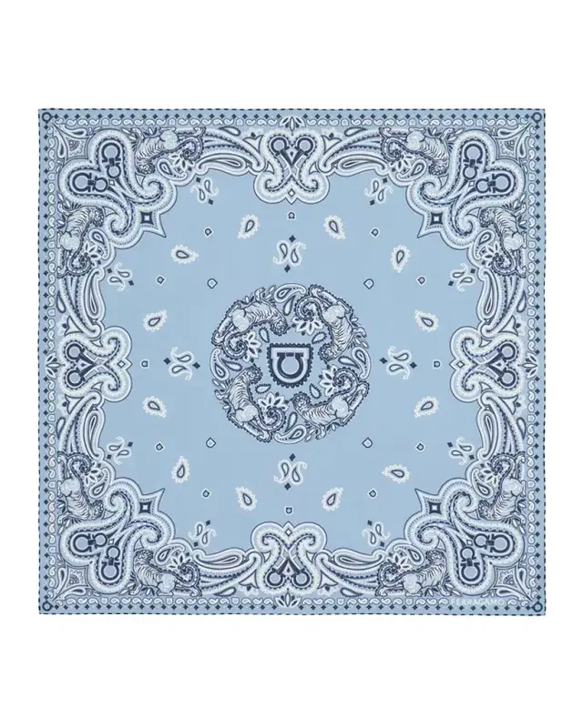 Ferragamo Arabesque-Print Bandana