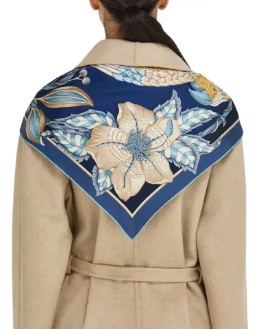 Ferragamo Parrots Print Silk Scarf | Thumbnail 1 Ferragamo Parrots Print Silk Scarf | Thumbnail 1