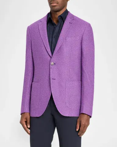 Etro Men's Camo Knit Jacket | Thumbnail 4